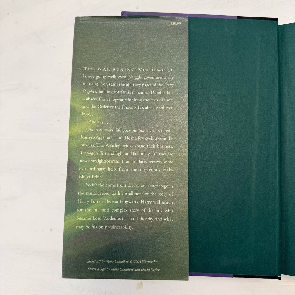 RARE 1st Edition, Printing ERROR - Harry Potter and the Half-Blood Prince - Picture 4 of 9